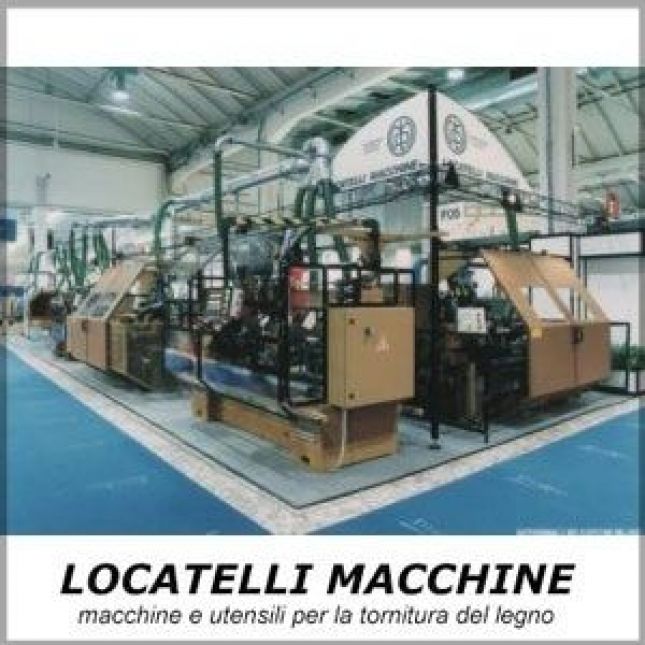 Locatelli Xylexpo New 2008 Máquina srl Aparador Azul Turquesa Laca ~ Locatelli Xylexpo New 2008 Máquina srl