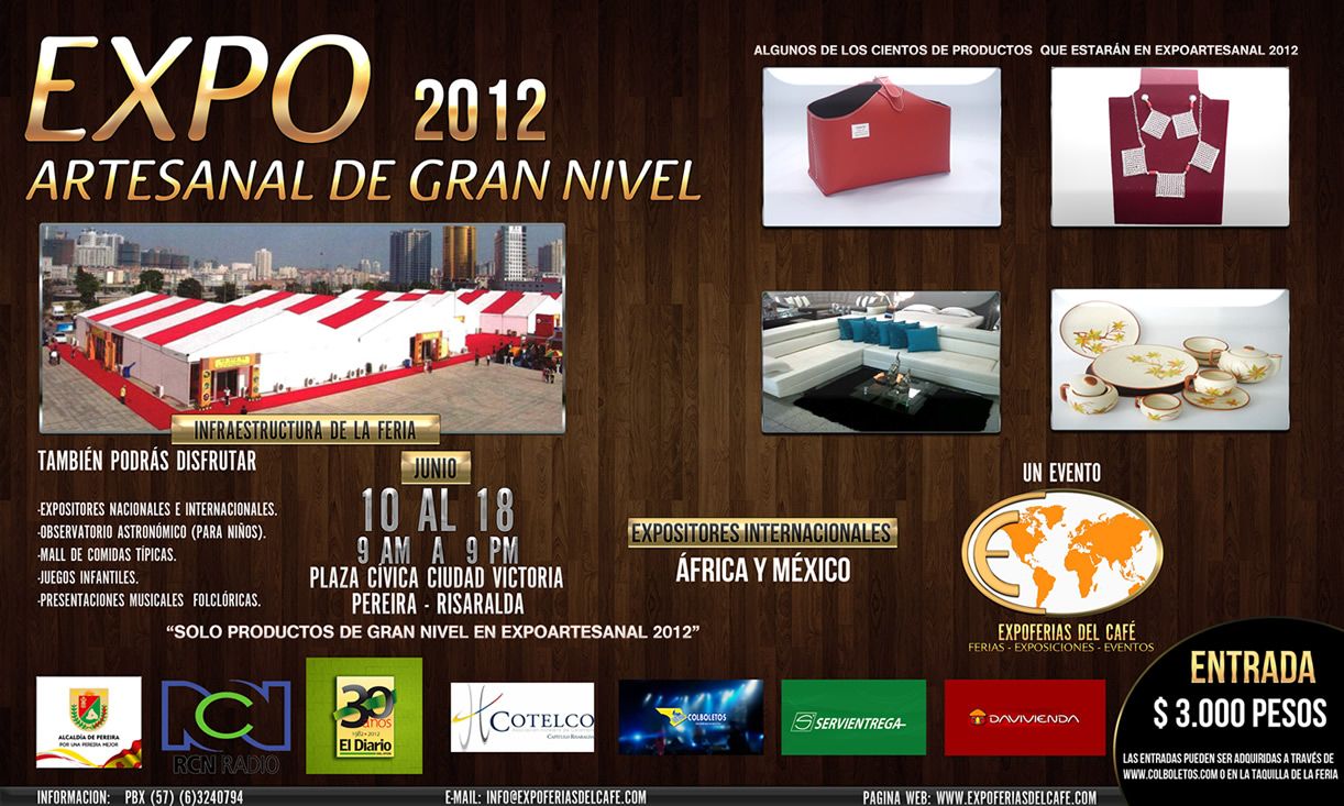 Expoartesanal de Gran Nivel Colombia 2013