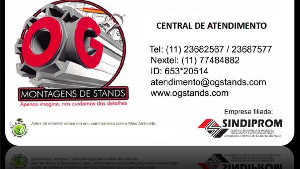 OG STANDS PROMOCIONAIS , LOCAÇÕES E EMPREENDIMENTOS LTDA.