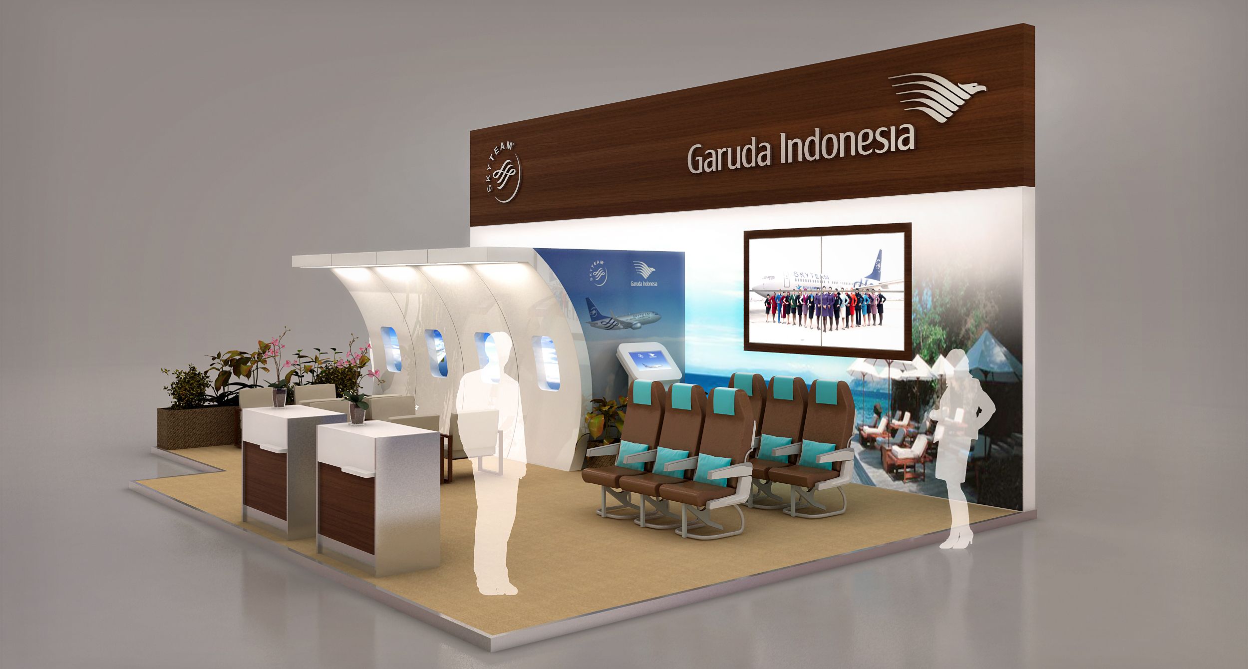 Booth Design Indonesia | booth design concept garuda indonesia Booth Design Indonesia | booth design concept garuda indonesia