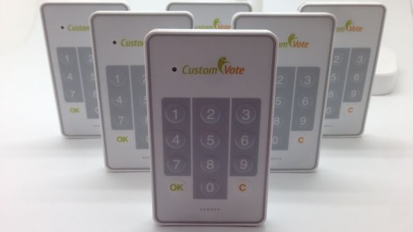 Custom Vote, votación interactiva y soluciones para eventos SL