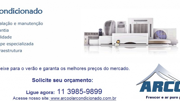 ARCOOL VENDA E INSTALAÇÕES DE AR CONDICIONADO
