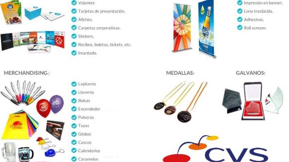 CVS Marketing Impreso y Regalos Publicitarios