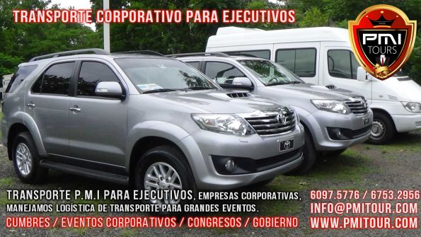 Transporte Corporativo, Ejecutivo, Eventos, Cumbres - PMI Tours