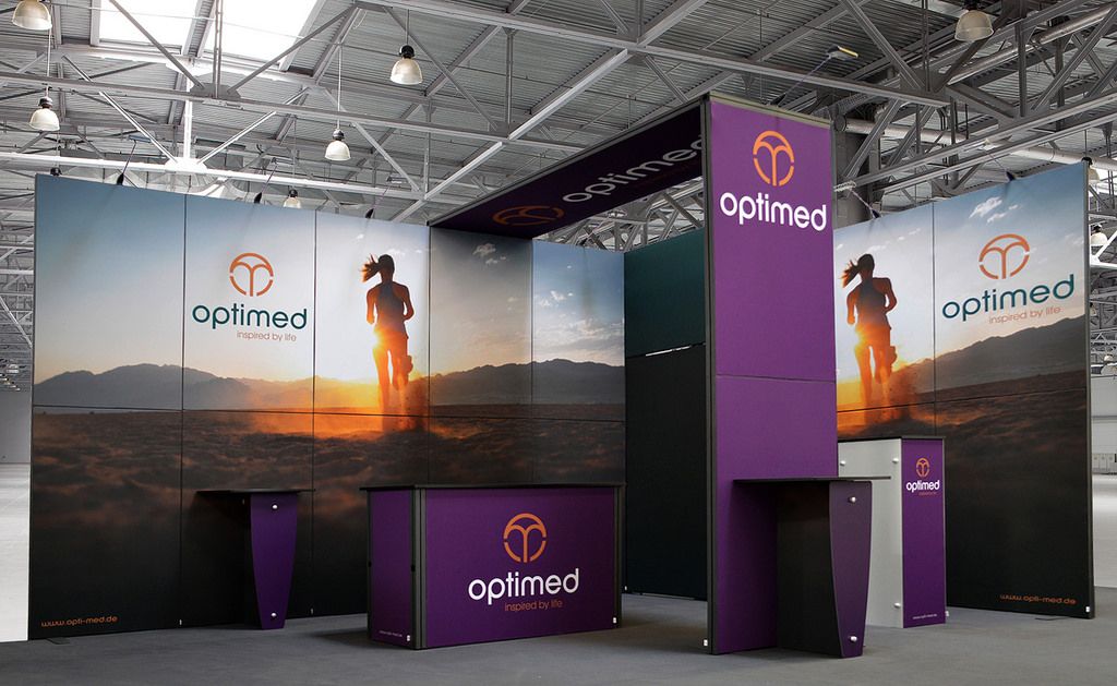 exhibition stands displays vivid display stand expo optimed types munich services