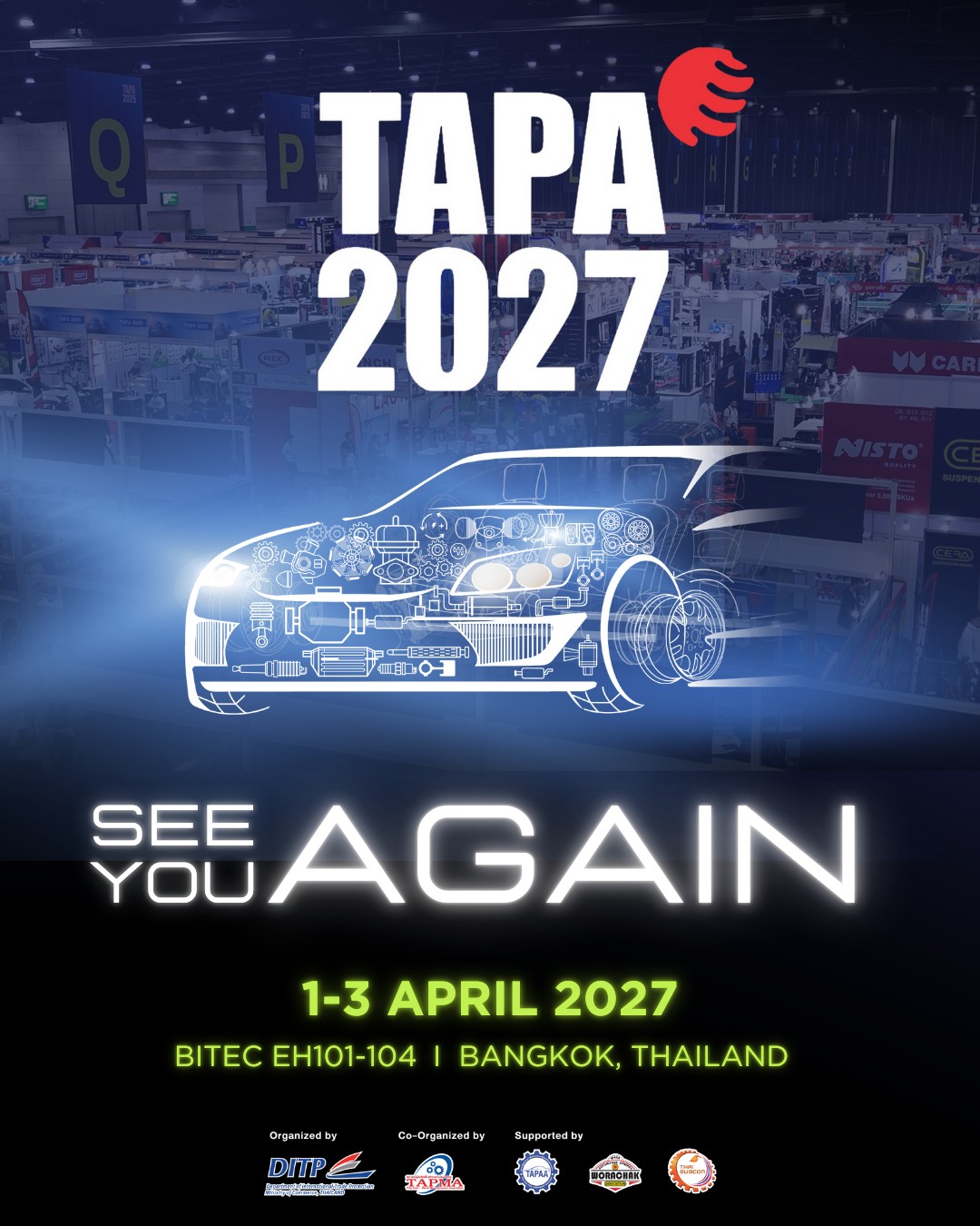 TAPA Thailand Auto Parts & Accessories - جزئیات نمایشگاه