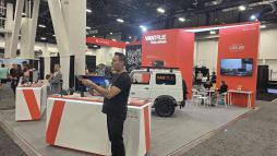 custom wood structure booth