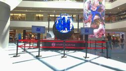 Stand of 25 m2 of Hypergram at SM Mall of Asia in Manila