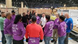 Fabuwood custom island stand at KBIS 2026, Orlando